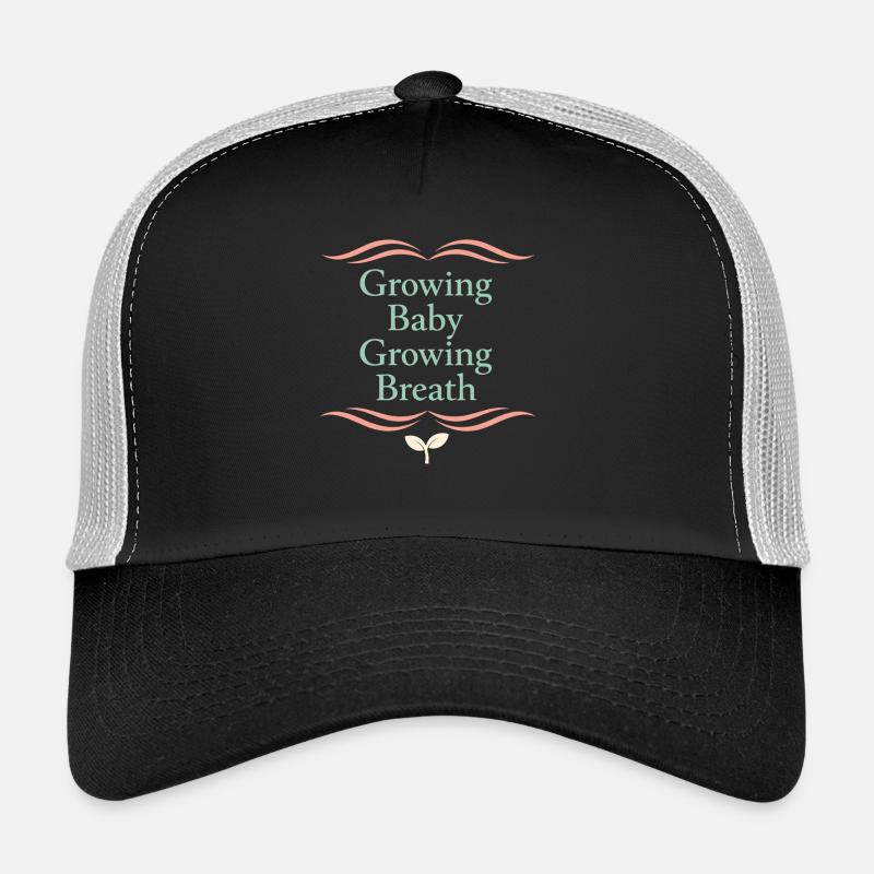 Mère enceinte de yoga prénatal Casquette trucker 
