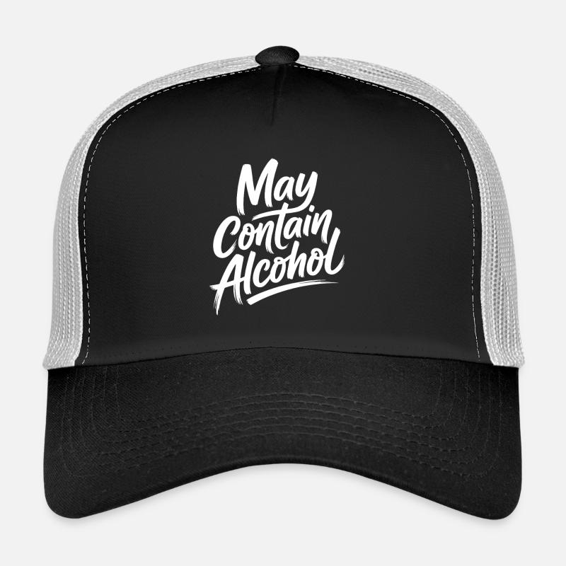 Peut contenir de l’alcool Alkohol Mallorca Saufen JGA Casquette trucker 