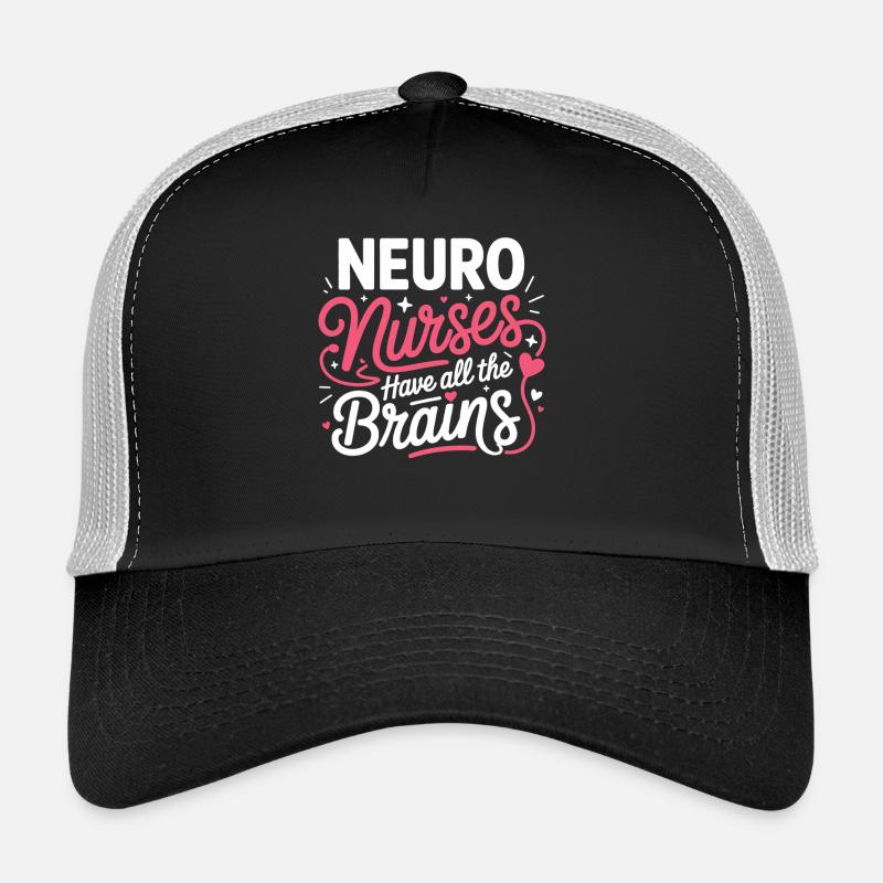 NeuroNurse All Brains Design Trucker Cap