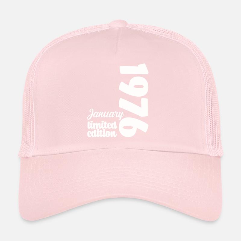 Janvier 1976 Anniversaire Cadeau Vintage Rétro Casquette trucker 