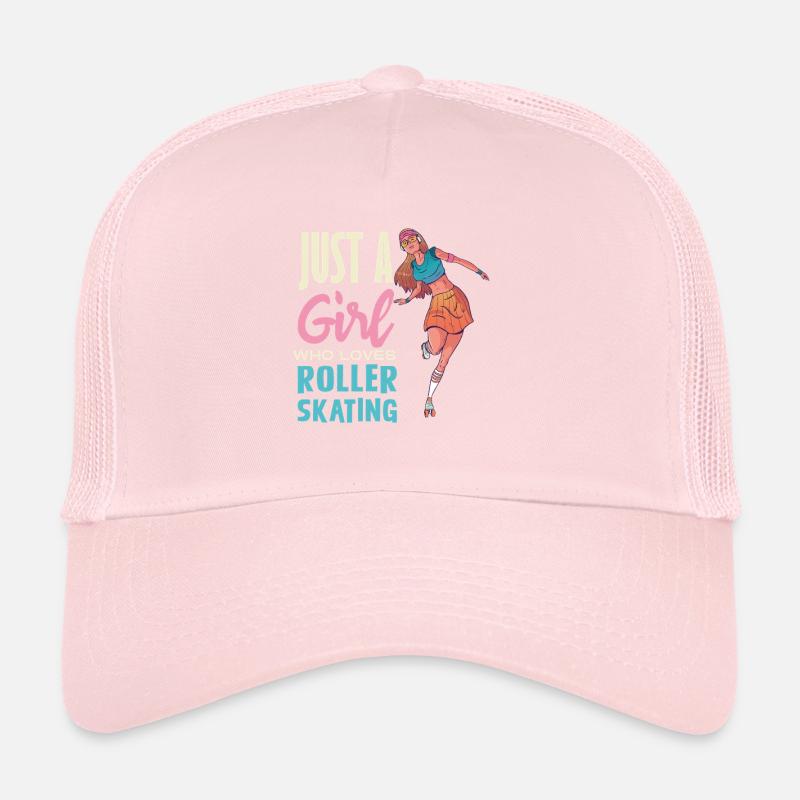 Juste une fille adore le roller Casquette trucker 