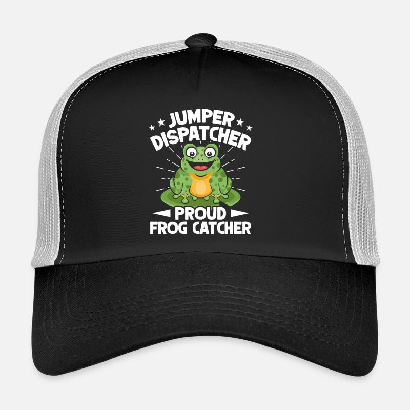 Frog Catcher Dispatcher Proud Frog Trucker Cap