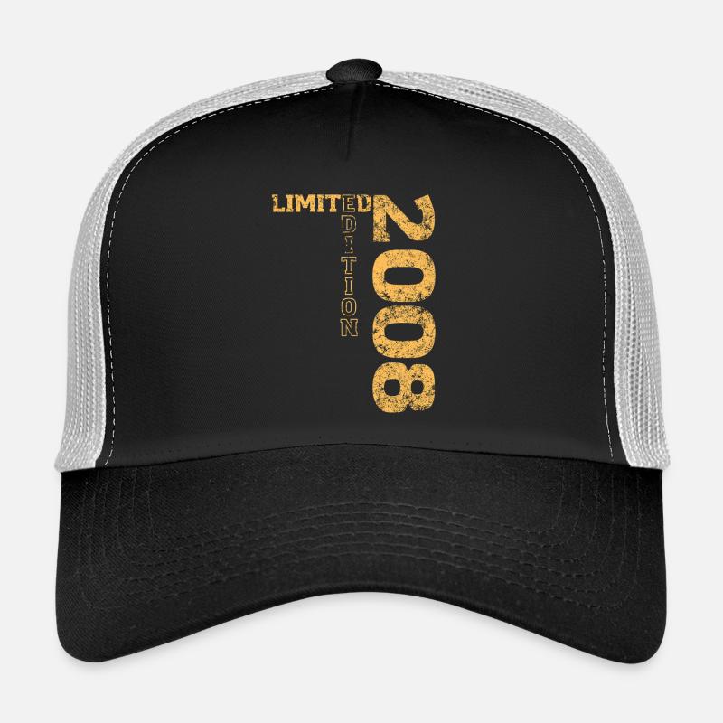 Limited Edition 2008 18. Geburtstag Geschenk Trucker Cap