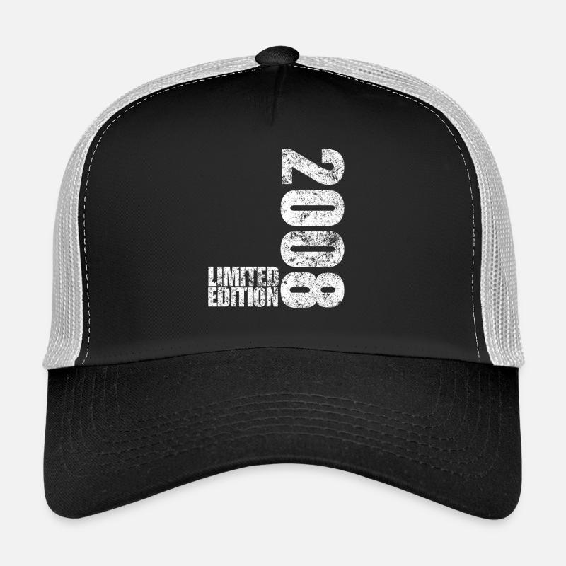 Limited Edition 2008 18. Geburtstag Geschenk Trucker Cap
