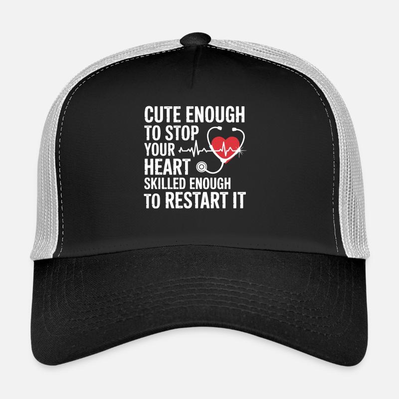 Redémarrage du cœur : mignon et fort Casquette trucker 