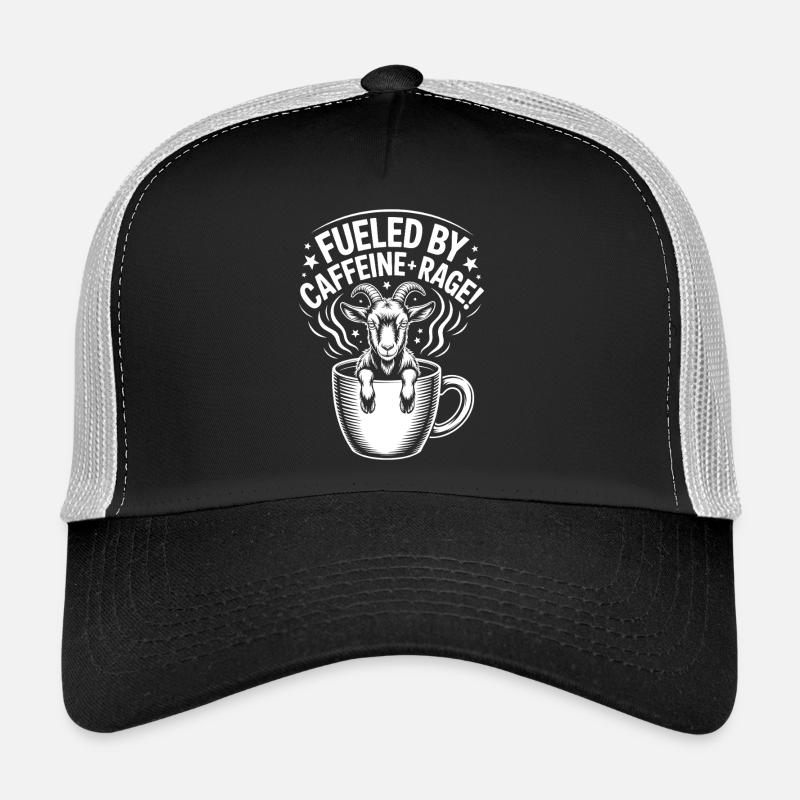 Coffee Sayings Caffeine Funny Coffee Gift Trucker Cap