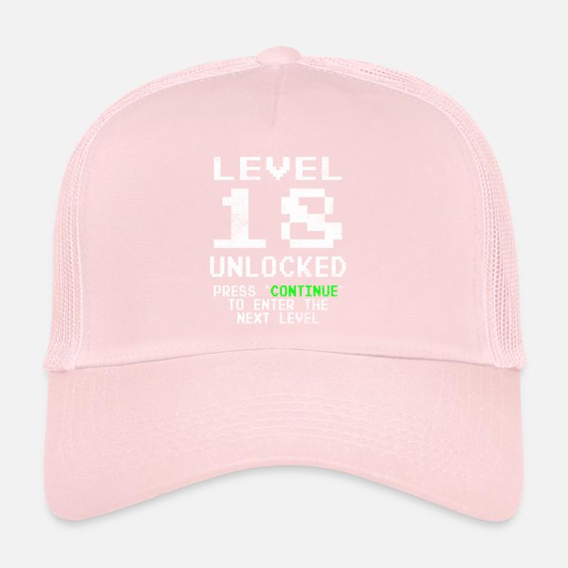 Level 18 Unlocked Trucker Cap