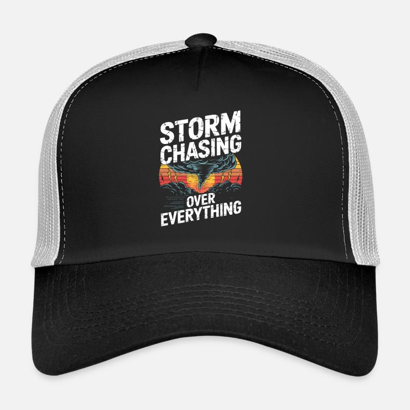 Tempête qui traque tout Tornado Jäger Casquette trucker 
