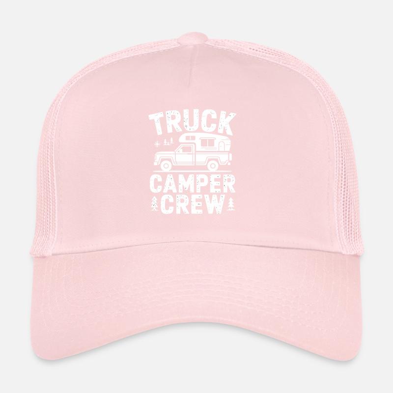 Équipe de camping-campeurs de camions : aventure de camping tout-terrain Casquette trucker 