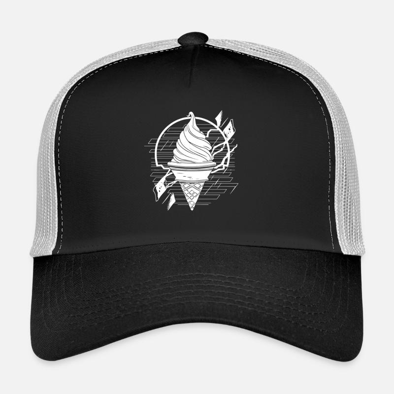 Softeis Zeichnung Trucker Cap