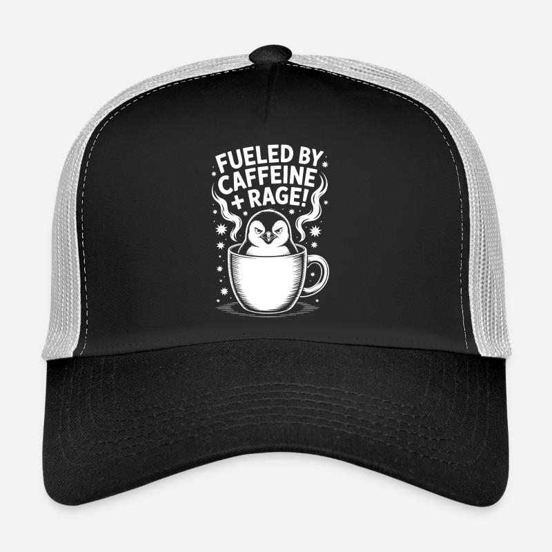Coffee Sayings Caffeine Funny Coffee Gift Trucker Cap