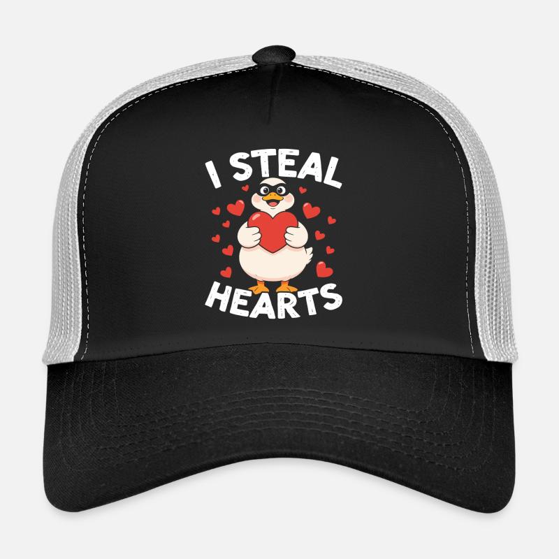 Ich stehle Herzgans Trucker Cap