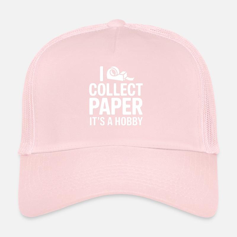 Je collectionne du papier, c’est un hobby Casquette trucker 