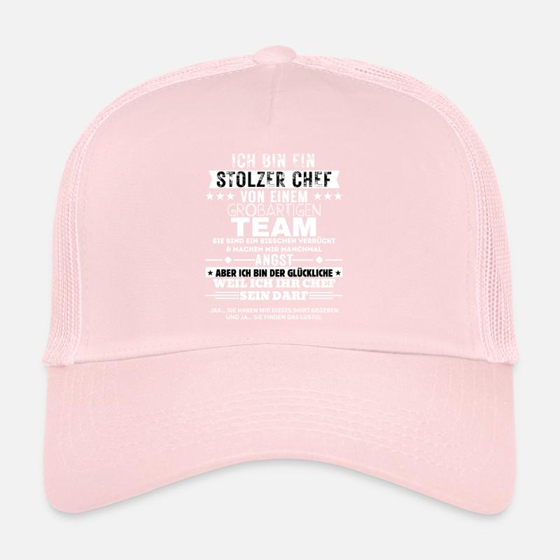Fier patron d’une excellente équipe Casquette trucker 