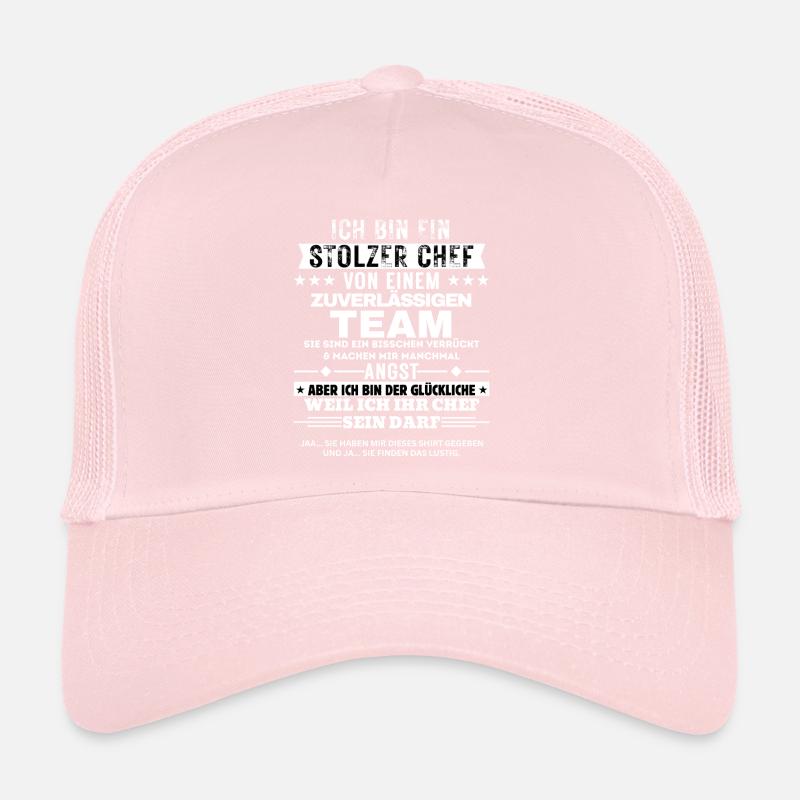 Fier patron d’une équipe fiable Casquette trucker 