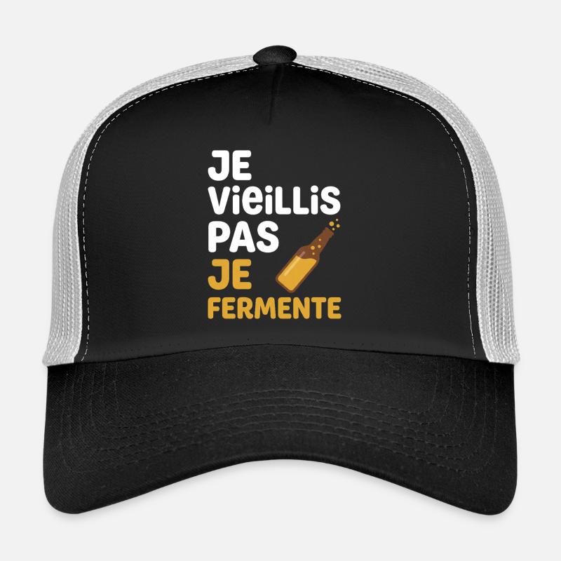 I Don't Age I Ferment Beer Funny Gift Humor Trucker Cap