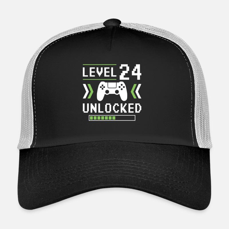 24. Geburtstag Level 24 unlocked Trucker Cap