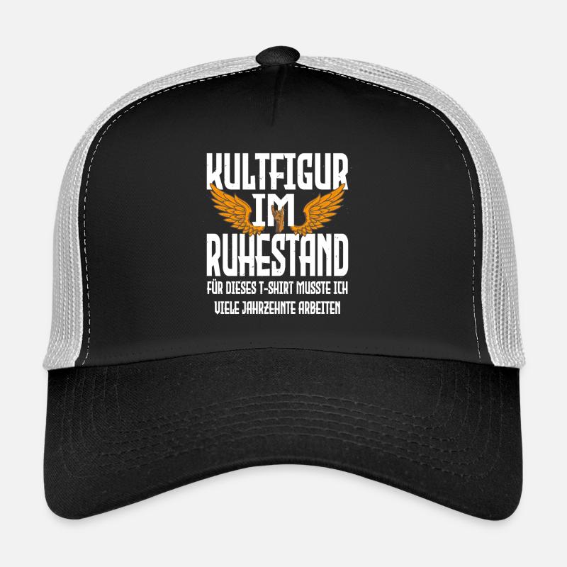 Rente 2026 Vorruhestand, Altersteilzeit Pension  - Trucker Cap - Schwarz/Steingrau