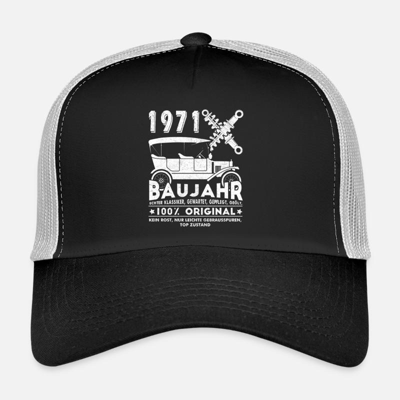 Original 1971 Retro 1971 Birthday Gift Trucker Cap