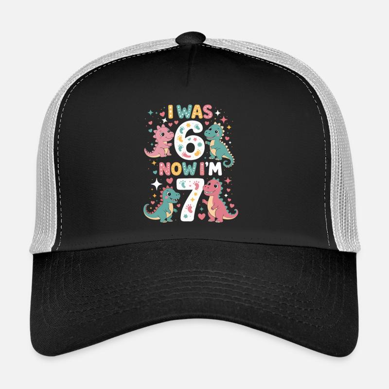 From six to seven dinosaurs Trucker Cap