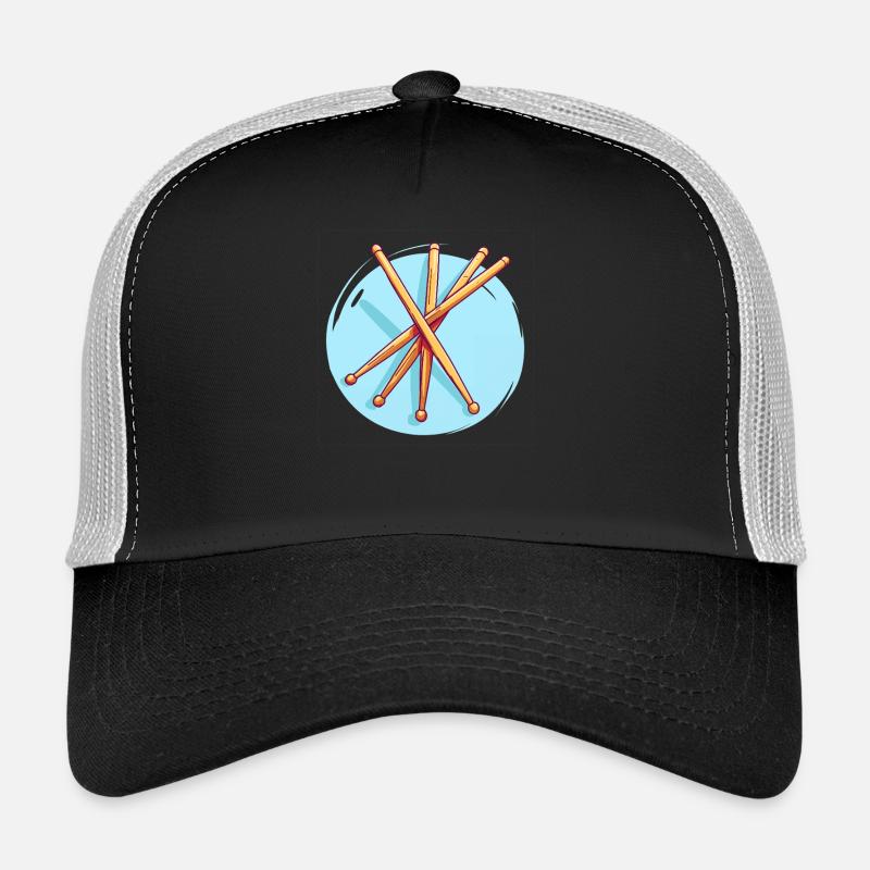 Drumsticks Zeichnung Trucker Cap