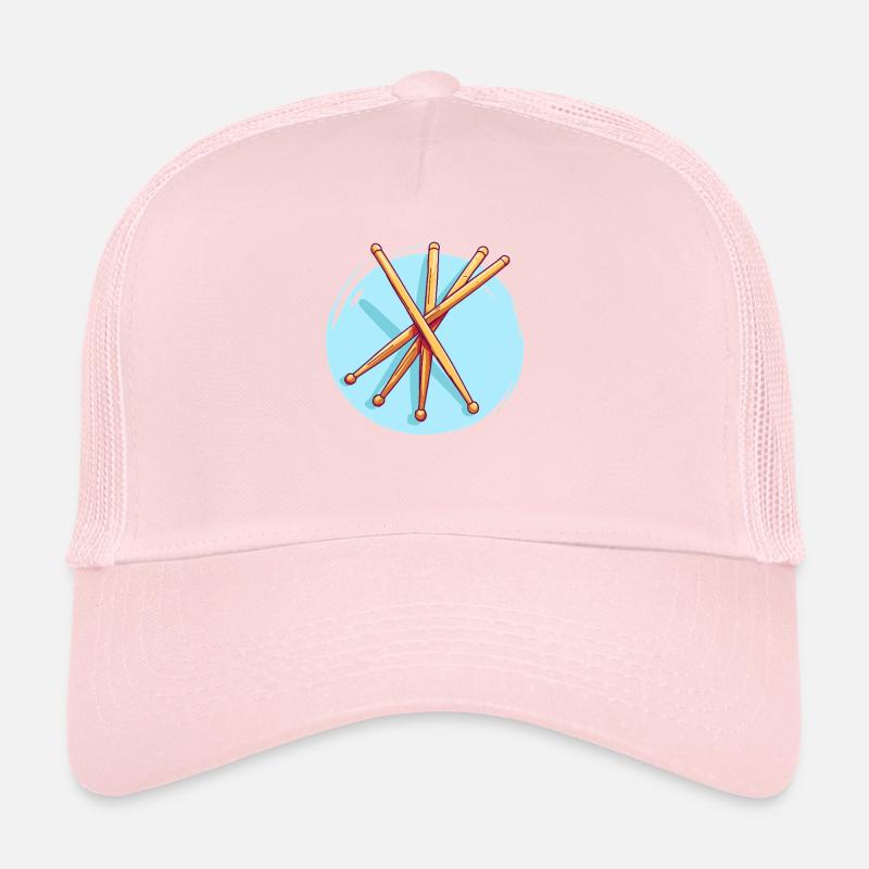 Drumsticks Drawing Trucker Cap