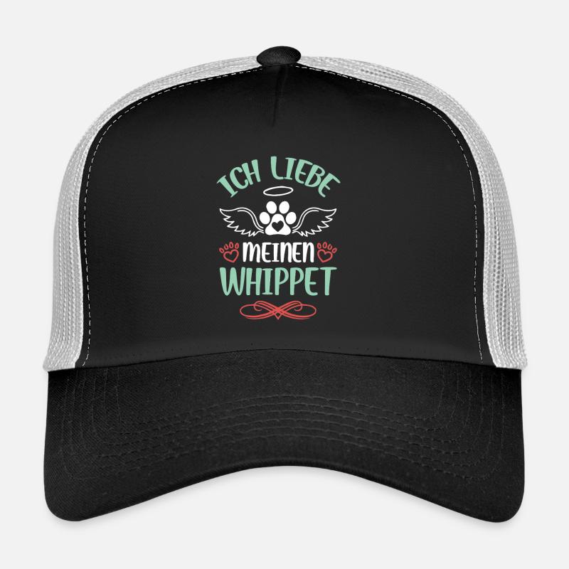 WhippetLiebe mit Flügeln Trucker Cap