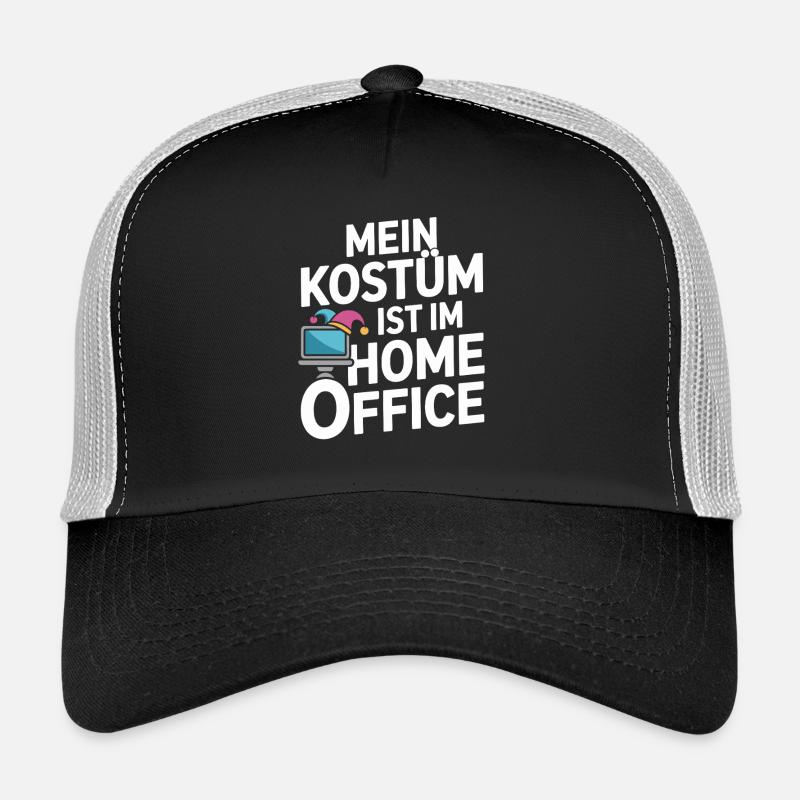 Le costume se trouve dans le bureau du carnaval du bureau principal Casquette trucker 
