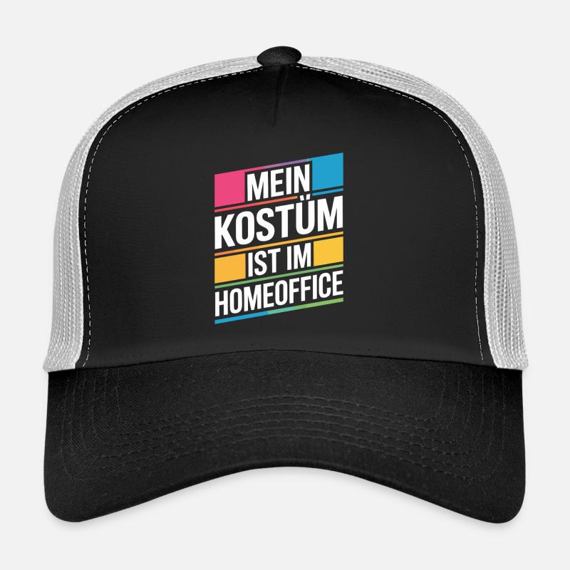 Le costume se trouve dans le bureau du carnaval du bureau principal Casquette trucker 