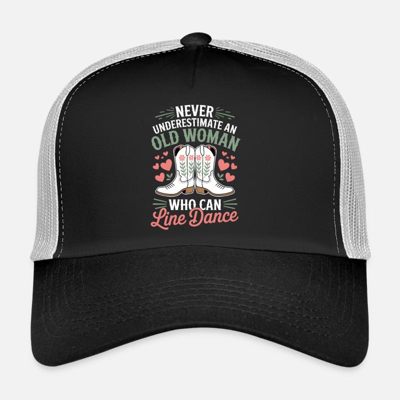 Line Dancing Sayings Funny Line Dance Gift Trucker Cap