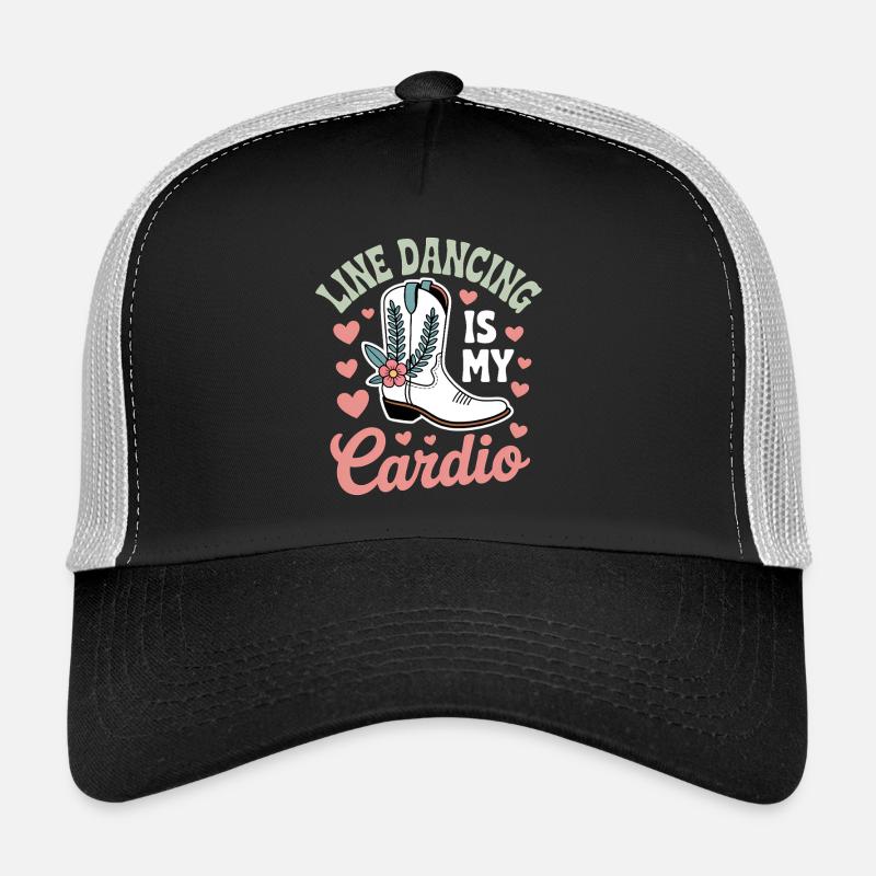 Line Dancing Sayings Funny Line Dance Gift Trucker Cap