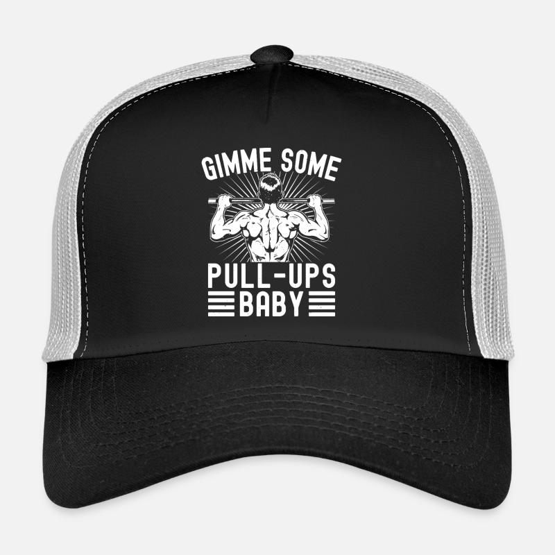 Gym Junkies Gimme Some Pull-Ups Calisthenics Trucker Cap
