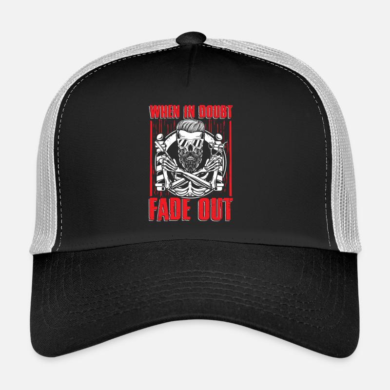 Schädel Fade Out Graphic Trucker Cap