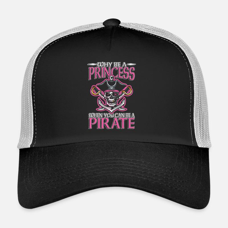 Pirate Princess Skull Edition - Trucker Cap - black/stone grey