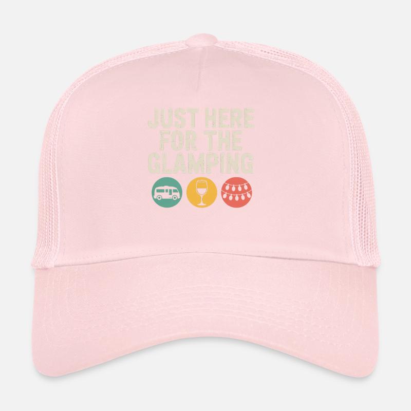 Nur zum Glamping hier Trucker Cap