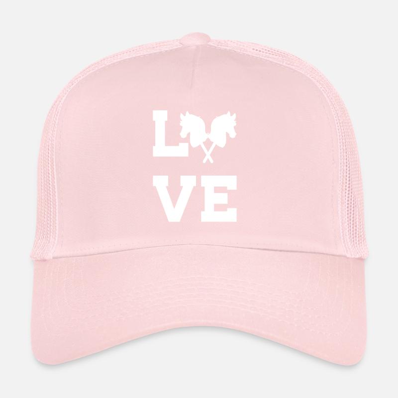 40 Amour de cheval de bataille Casquette trucker 