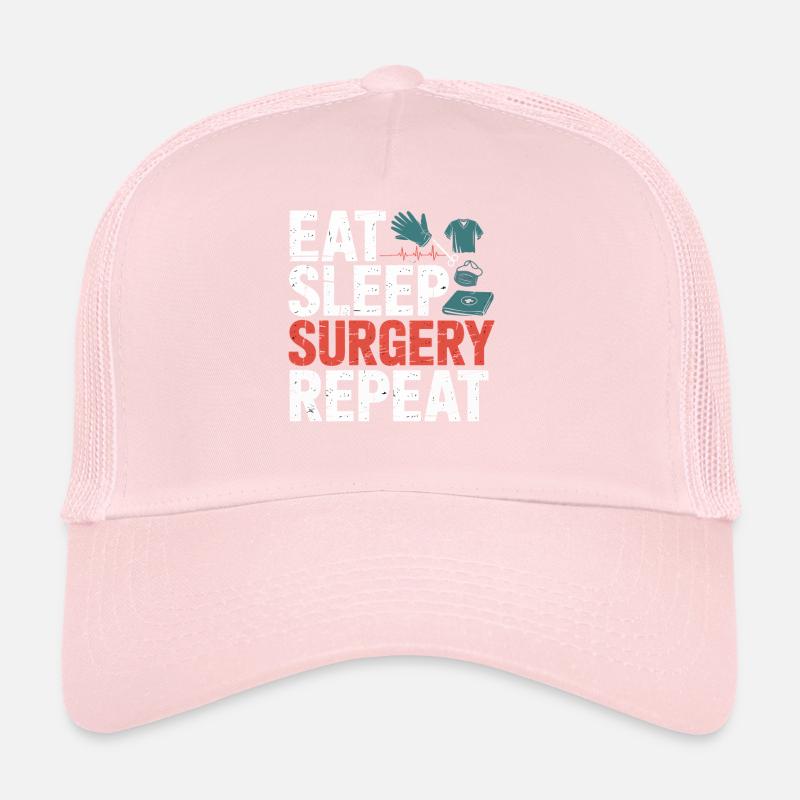 Manger Chirurgie du sommeil Répéter Casquette trucker 