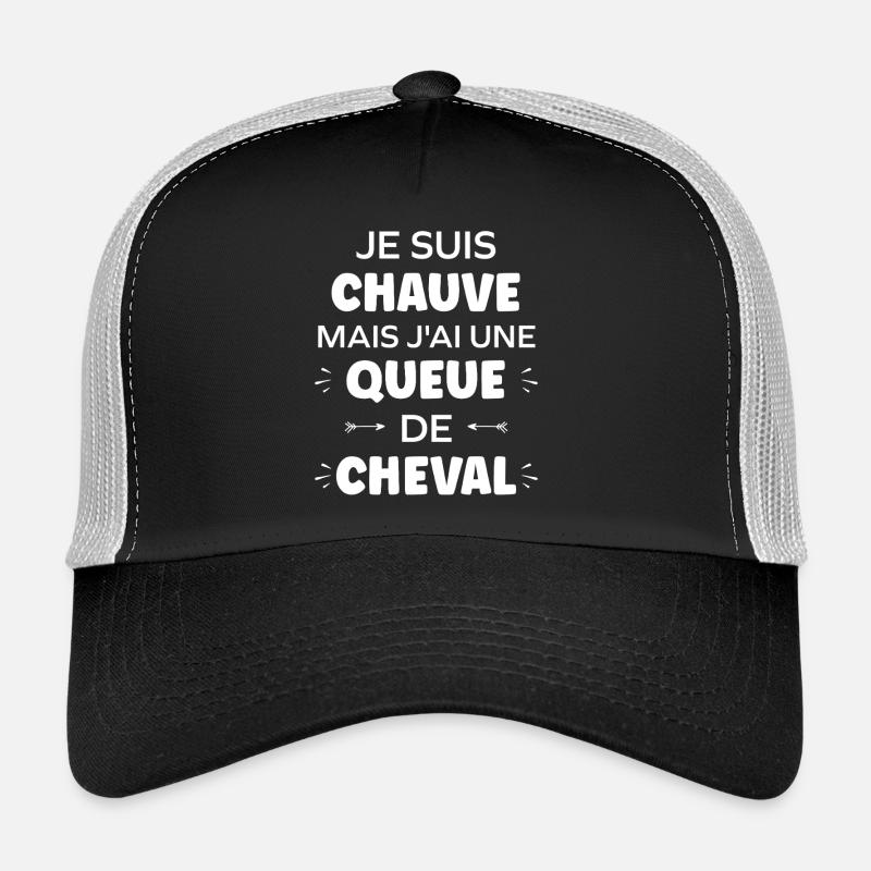 I'm bald but I have a ponytail Trucker Cap
