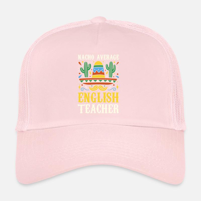 Nacho Professeur d’anglais moyen Casquette trucker 