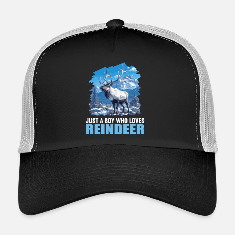 Reindeer Reindeer Trucker Cap