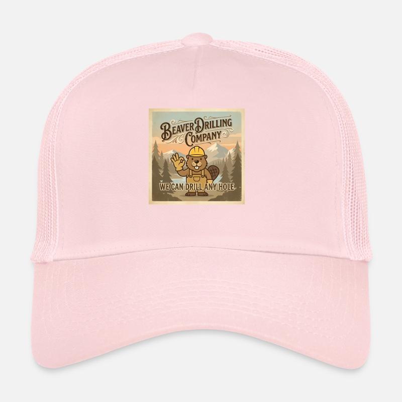 Beaver Drilling Co peut percer n’importe quel trou. Terre Casquette trucker 