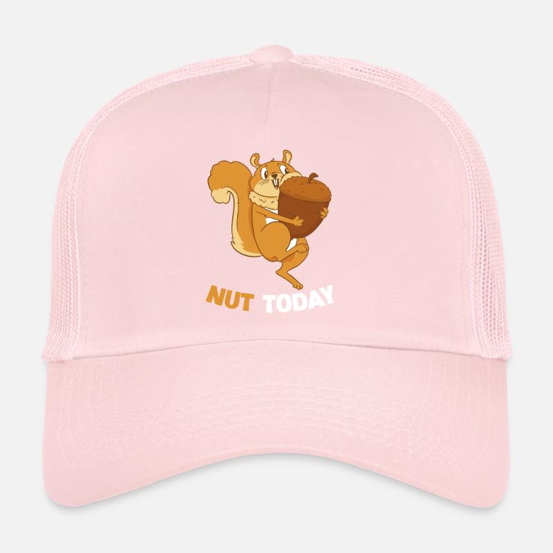 NUT TODAY Squirrel Acorn Trucker Cap
