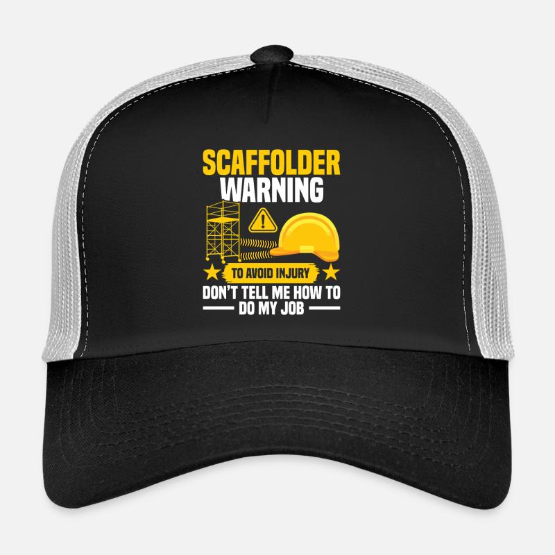 Échafaudages de planches pour ouvriers de construction Casquette trucker 