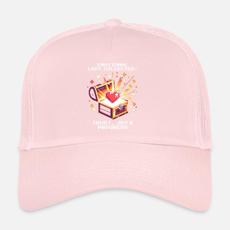 Butin émotionnel | Progrès en travail social Casquette trucker 