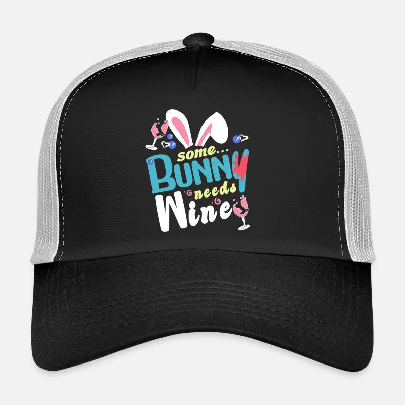 Some rabbit needs some wine Trucker Cap