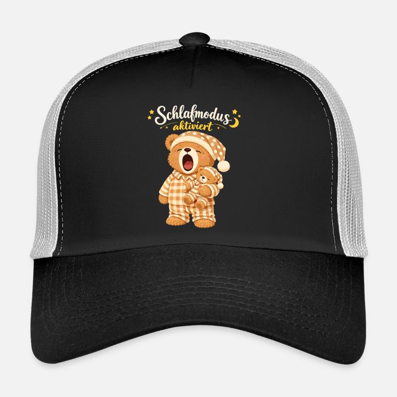 Sleep Shirt Sleeping Pajamas Teddy Bear Sleep Mode Trucker Cap