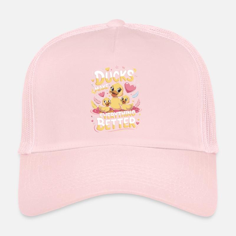 Les canards rendent tout meilleur Les canards font tout Casquette trucker 