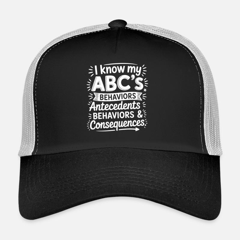 Comportement ABC : antécédents et conséquences Casquette trucker 
