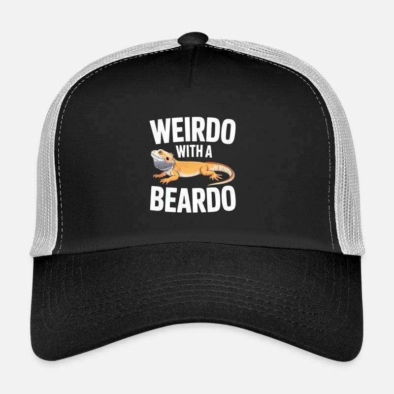 Beardo Lizard Caption Tee Trucker Cap