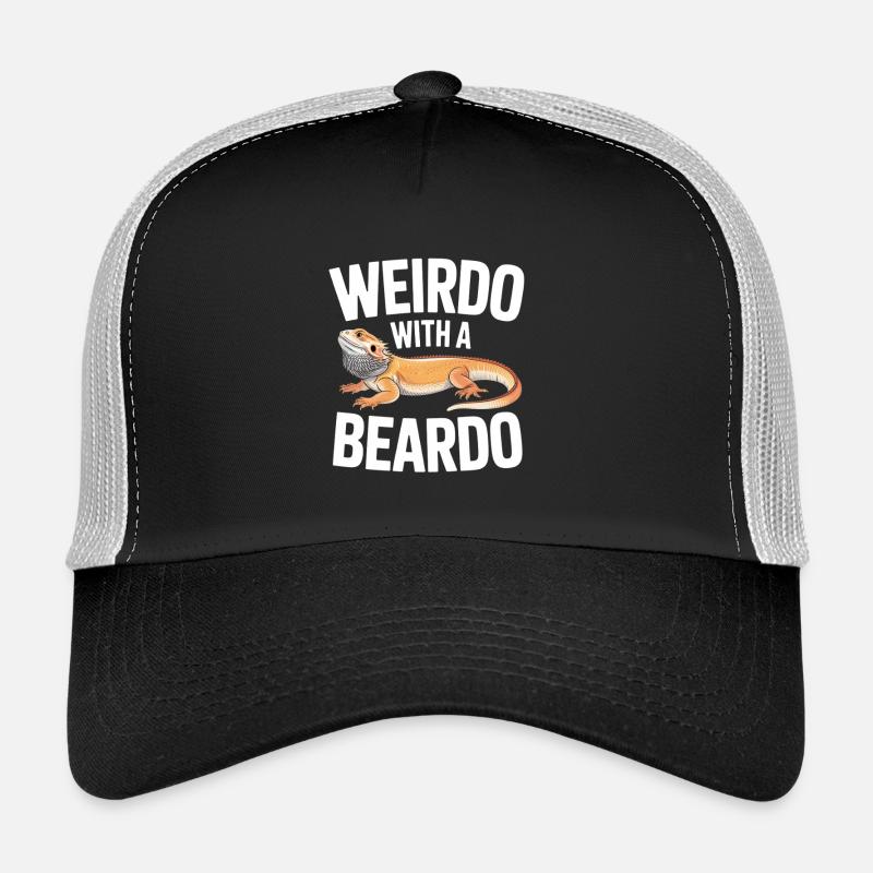 Un Drôle avec un Beardo Casquette trucker 